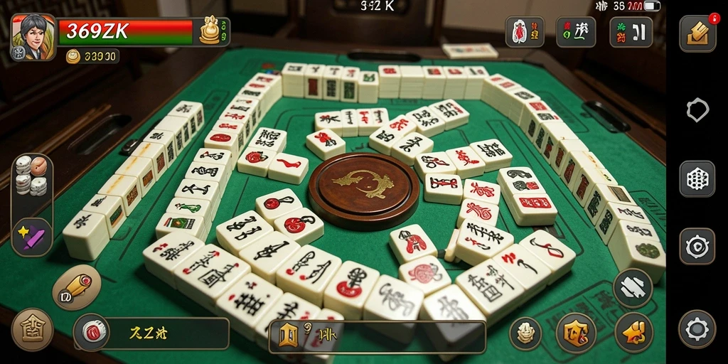Tampilan gameplay Mahjong yang menarik di 369ZK.