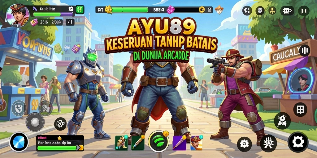 Screenshot AYU89 menampilkan aksi gameplay Arcade yang seru.