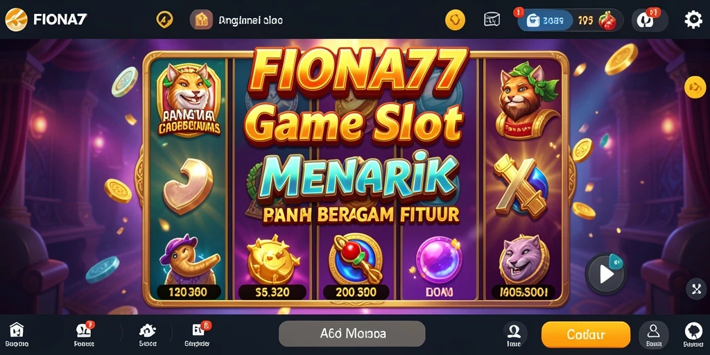 Screenshot FIONA77 menampilkan gameplay Slot yang seru dan interaktif.