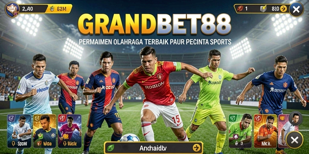 Tampilan gameplay GRANDBET88 yang mendebarkan dan interaktif.