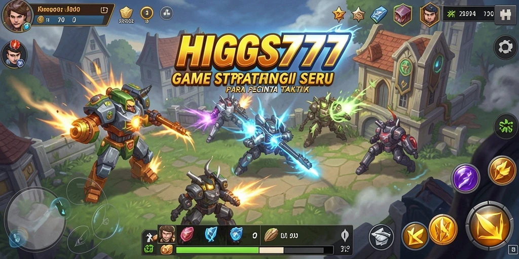 Tampilan gameplay strategis yang penuh tantangan di HIGGS777.