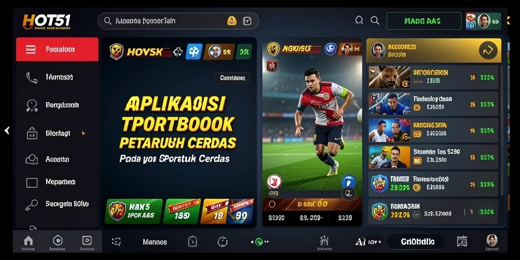 Tampilan gameplay HOT51 menampilkan taruhan olahraga yang seru dan menarik.