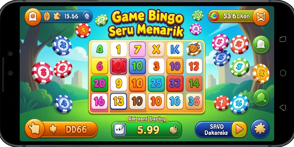 Gameplay seru ID66 dengan suasana Bingo yang mengasyikkan.