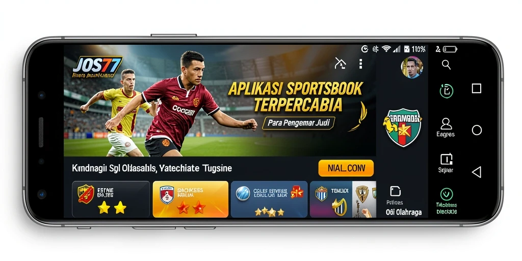 Tampilan gameplay Sportsbook JOS77 yang menarik dan interaktif.