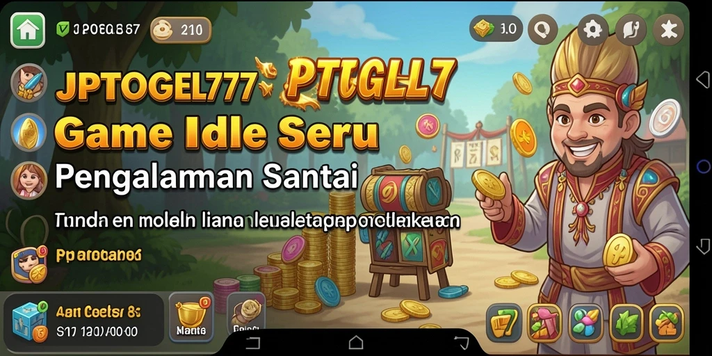 Screenshot gameplay JPTOGEL77 menunjukan elemen idle yang mengasyikkan.
