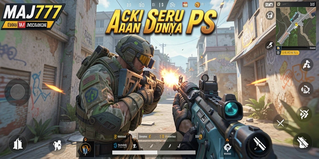 Tampilan seru gameplay MAJ777 dengan aksi tembak-menembak yang intens.