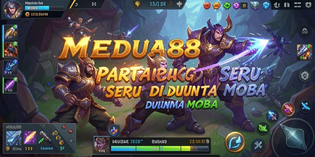 Screenshot gameplay MOBA MEDUSA88 yang mendebarkan.