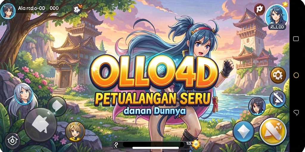 Tampilan screenshot OLLO4D menampilkan aksi seru gameplay Anime.