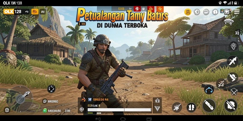 Tampilan menarik dari gameplay Open World di OLX128.