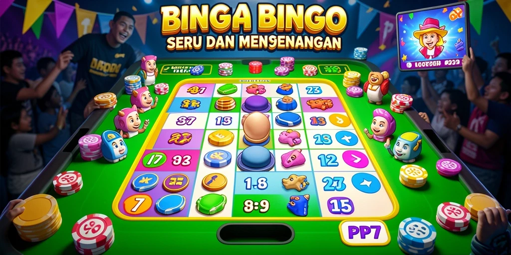 Tampilan menarik gameplay Bingo di PP7 yang seru.