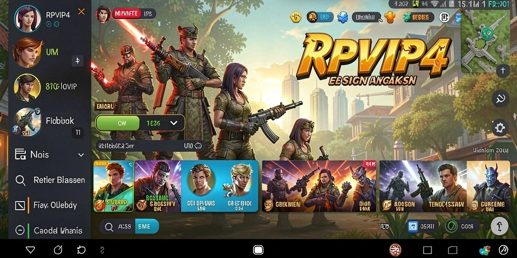 Tampilan utama RPVIP4 yang intuitif dan mudah digunakan untuk semua kalangan.
