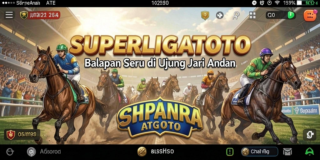 Gameplay seru di SUPERLIGATOTO dengan mobil balap yang menantang.
