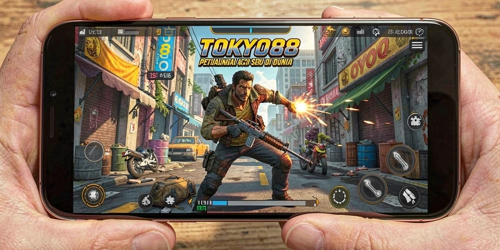 Screenshot dari gameplay TOKYO88 menampilkan aksi mendebarkan.