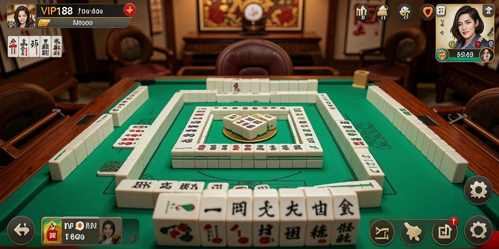 Tangkapan layar <strong>VIP188</strong> menunjukkan antarmuka permainan Mahjong yang menarik.