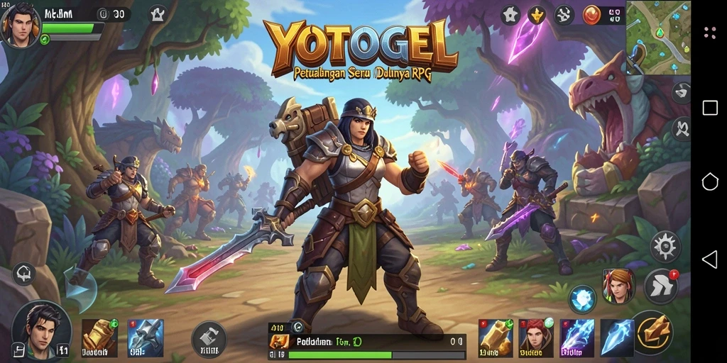 Tampilan gameplay RPG yang mendalam di YOTOGEL.