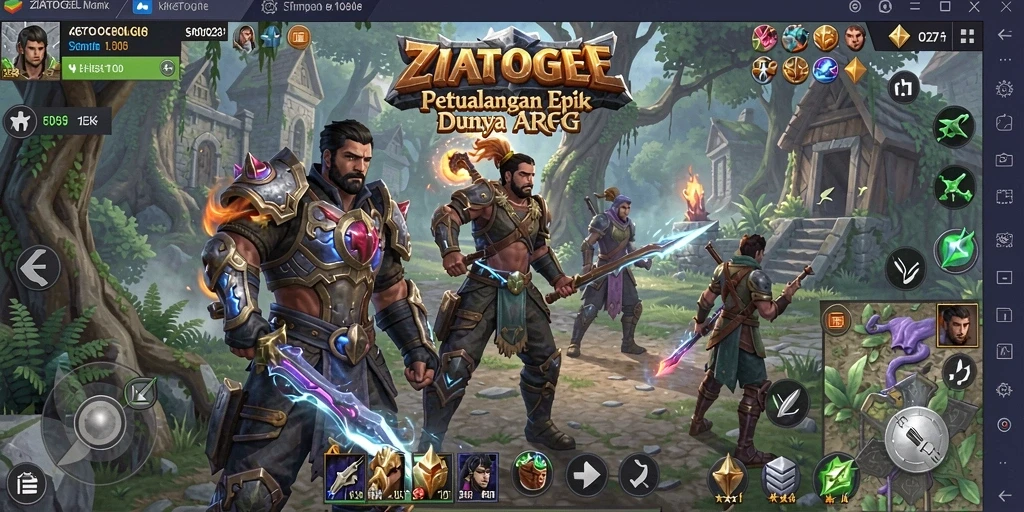 Tangkapan layar menampilkan aksi mendebarkan dalam gameplay ZIATOGEL.
